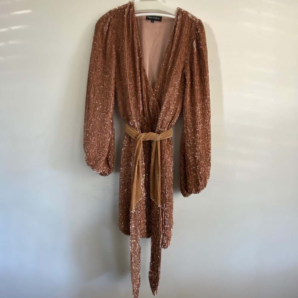 Retrofete bronze dress - Picture 12 of 14